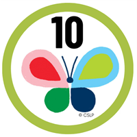 Badge #10 - You Read 50 Hours! You are half way th Badge